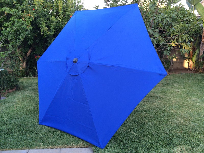 BELLRINO DECOR Replacement ROYAL BLUE STRONG & THICK Umbrella Canopy for 9ft 6 Ribs (Canopy Only) - Image 2
